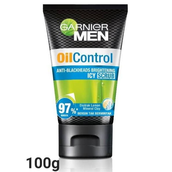 GARNIER MEN Oil Control Icy Scrub 100 ml