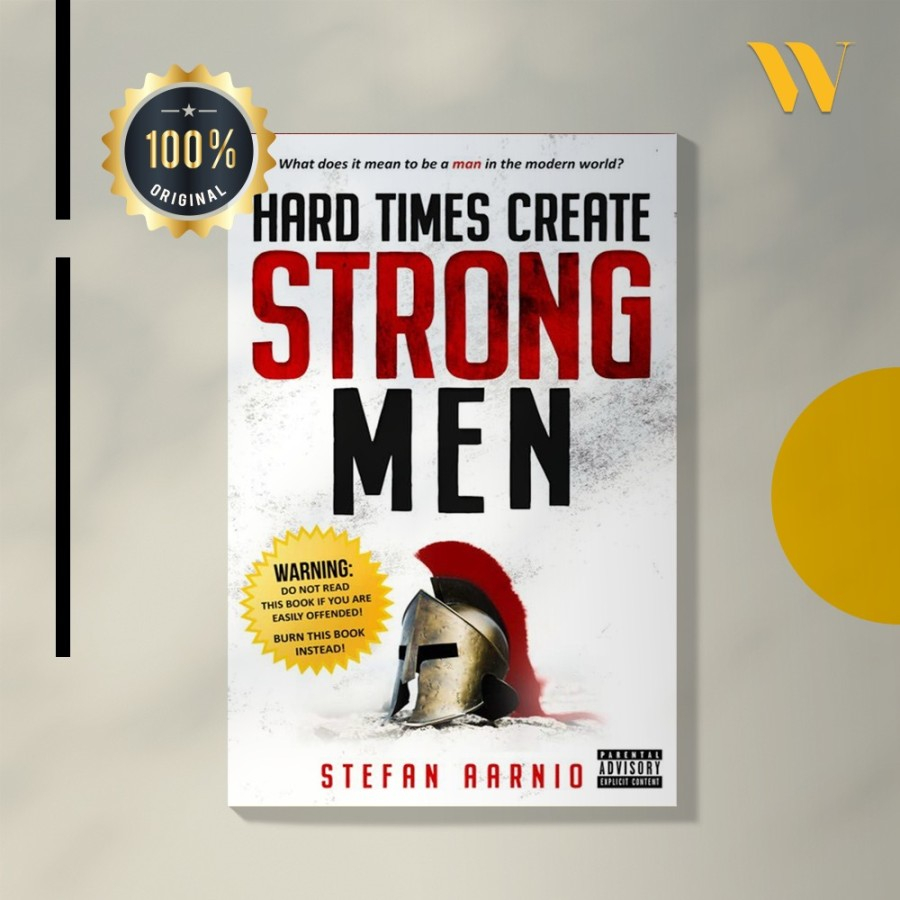 Buku impor self mprovement "Hard Times Create Strong Men by Stefan Aarnio baru terlaris terbaru terb