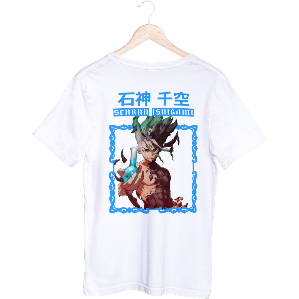 DRS01 Kaos Anime Premium Dr.stone / senkuu ishigami Tidak Panas &amp; Nyaman