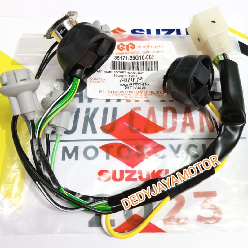 Fiting Lampu Depan Suzuki Satria Fu 150 Barong 35171-25G10-000 original Fiting Socket Lampu depan Suzuki Satria Fu 150 Barong original Suzuki genuine parts