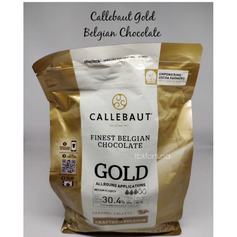 

Callebaut Gold Chocolate per 100gr