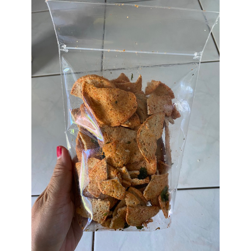 

Basreng Pipih pedas 150gram