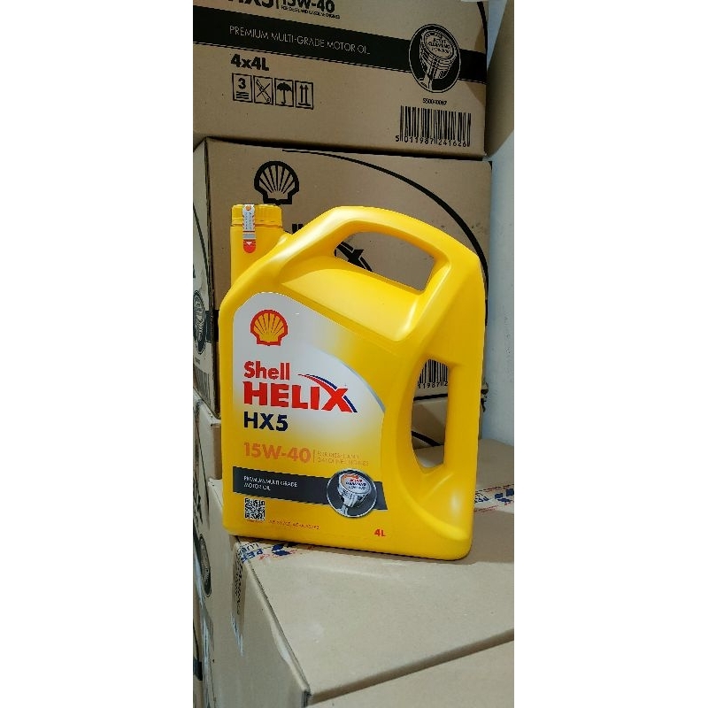 Oli mobil Shell Helix HX5 4L 15W40