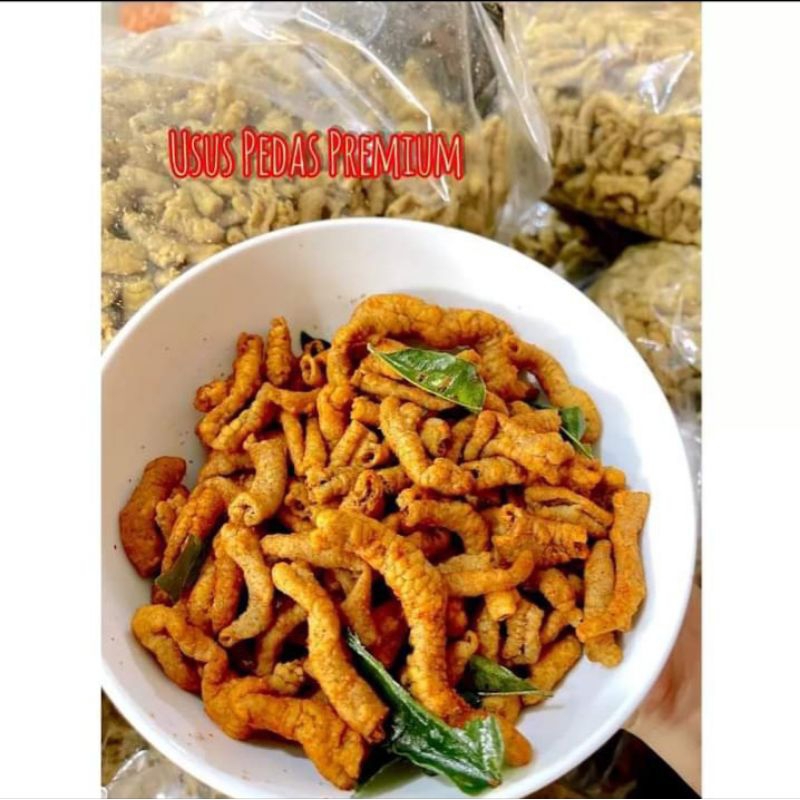 

KERIPIK USUS PREMIUM RASA PEDAS