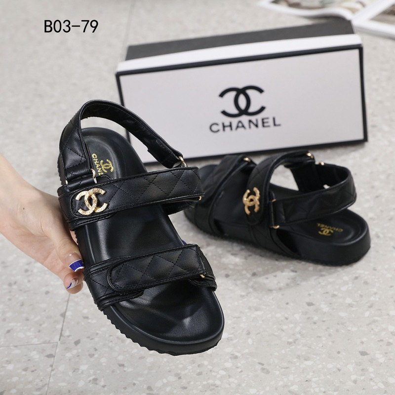 Sandal Wanita Chanel Dad Sandals HBB03-79