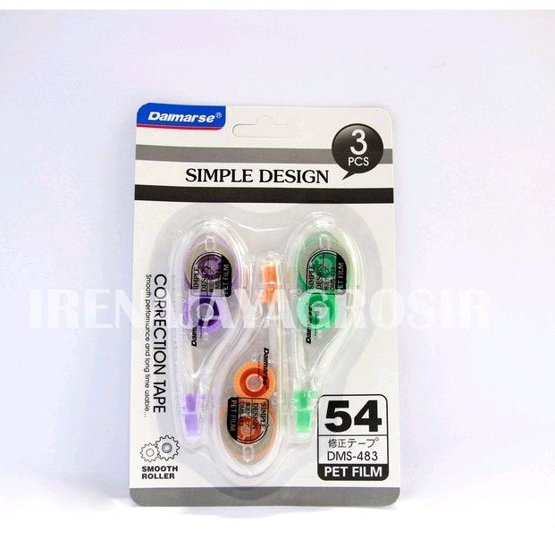 

Correction tape / tip x jumbo roll 54 meter / tipe x pita / Daimarse dms-483