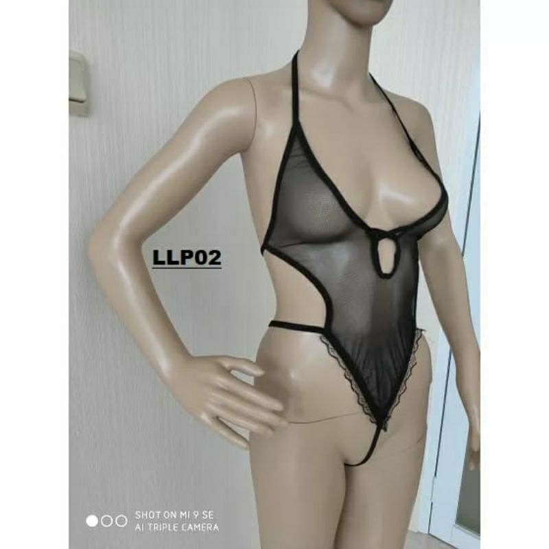 Lingerie set Hitam Erotic