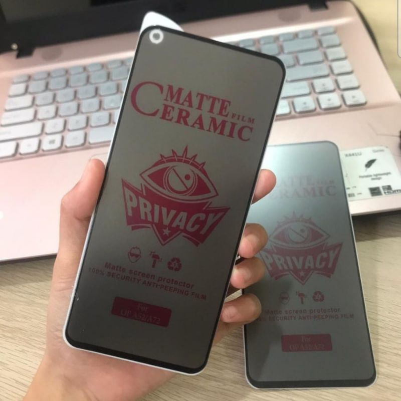 Tempered Glass Ceramic Matte SPY VIVOY15S,Y15A,Y16,Y19