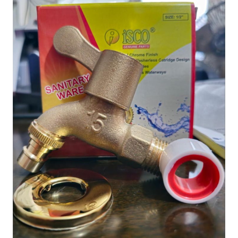 kran ful kuningan +seal tape Isco