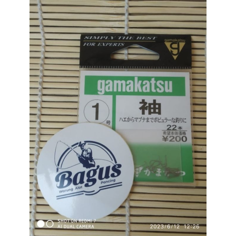 Kail patis mata pancing hook GAMAKATSU Sode