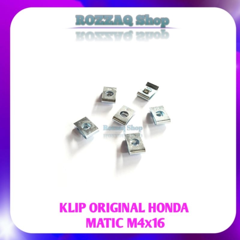 20 PCS BAUT KLIP HONDA SILVER 4x16 BAUT KLIP BODY HONDA MATIC UKURAN 4×16 SKRUP KLIP HONDA MATIC BEAT VARIO SCOOPY