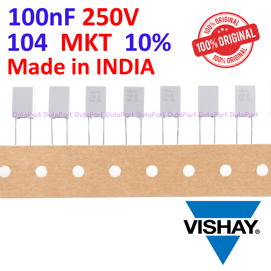 250V 100nF 0.1uF 104 10% ORIGINAL VISHAY MKT MKM Kapasitor Capacitor