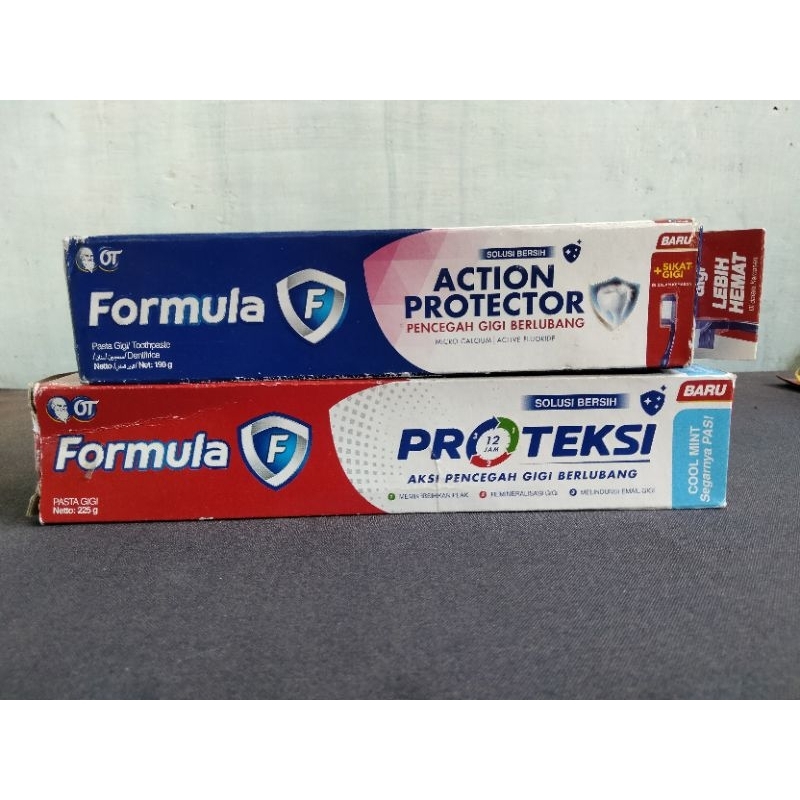 PASTA GIGI FORMULA 225GR / 190 GRAM