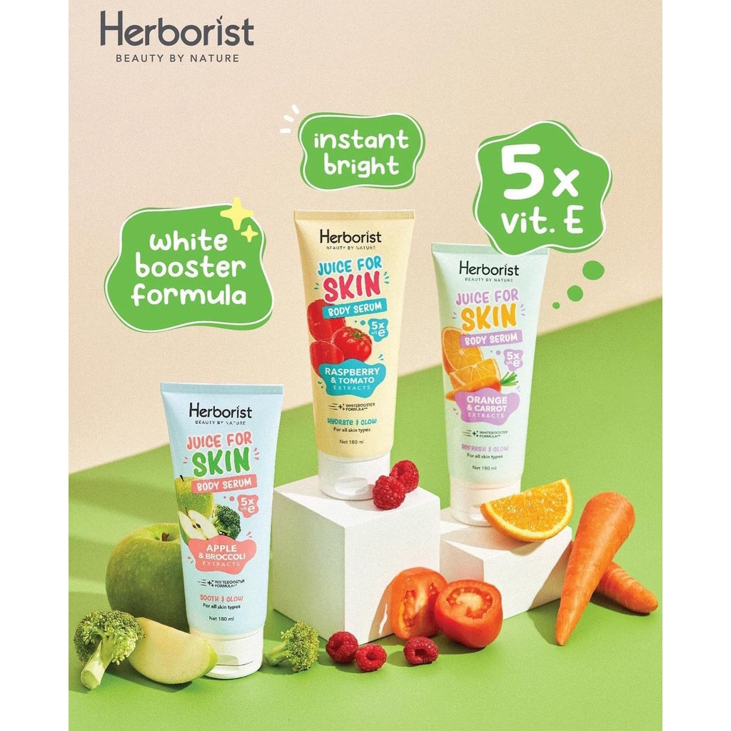 Herborist Juice For Skin Body Serum - 180ml Original [BELI 3 MURAH]