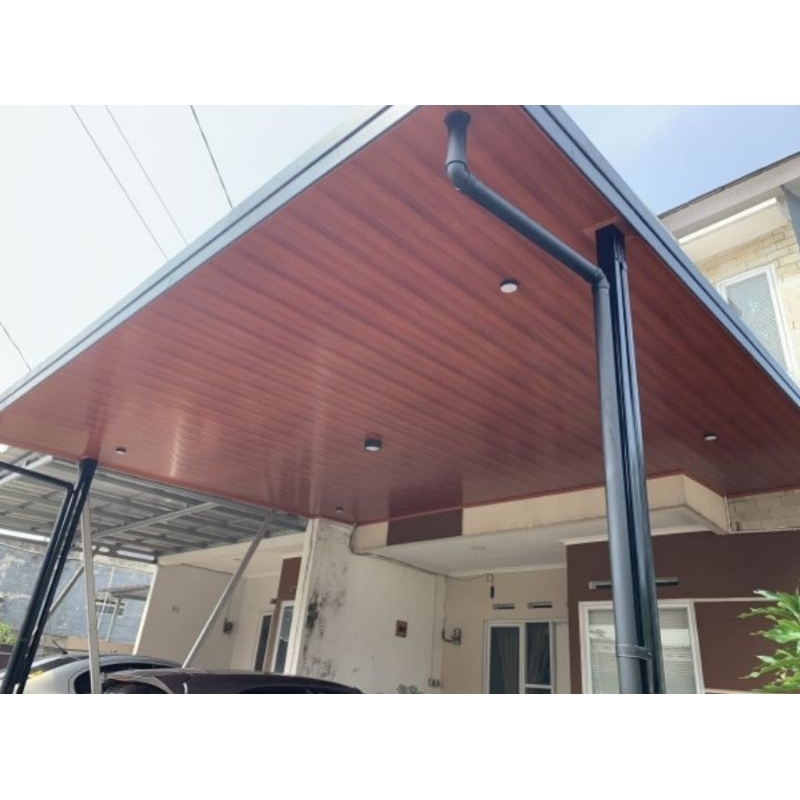 baja ringan atap alderon rs plafon pvc + talang air Lisfalng keling2 all in