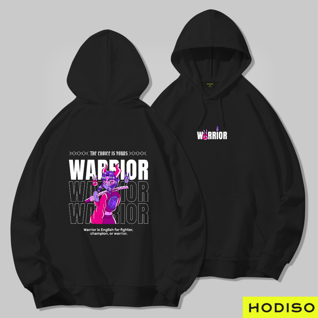 HODISO - Warrior Hoodie Jumper Pullover