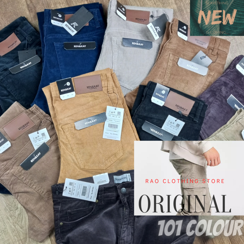 Celana corduroy pria//corduroy premium//kodorai terbaru//kordorai regular//cordoray tebal PJ105
