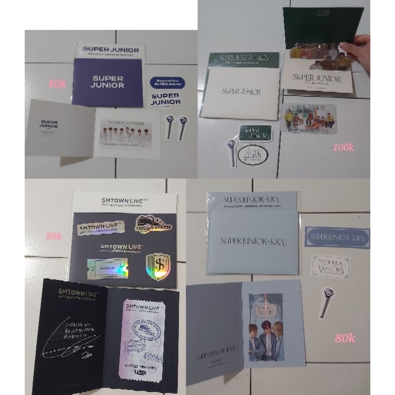 Super Junior AR Ticket Beyond live SJ, KRY, 15th Anniversary