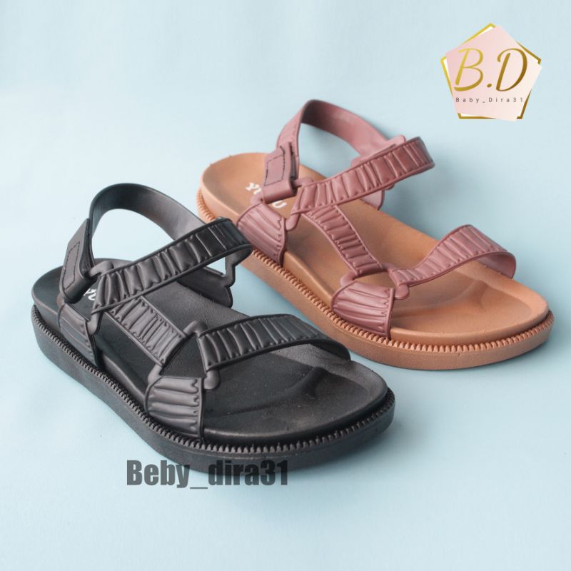 SANDAL GUNUNG JELLY WANITA EMPUK DAN RINGAN YUTU 9101-6