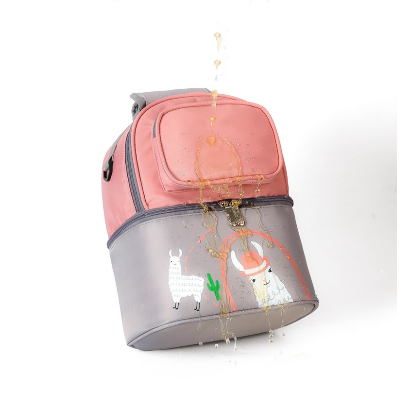 Cooler Bag Tas Bayi Waterproof / Perlengkapan Bayi Dan DIaper Bag / Tas Asi Bahan Nilon Multifungsi