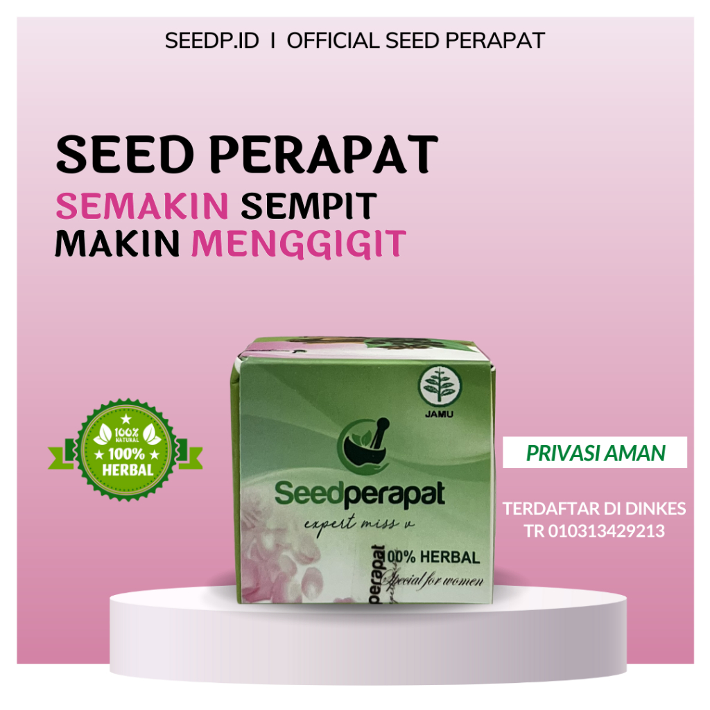 SEED PERAPAT Obat Perapat Vagina Kewanitaan  Pil Perawan Miss v Wanita Aman Bpom