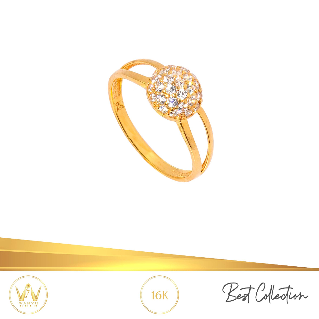 CINCIN EMAS MAS 16K PERHIASAN AKSESORIS WANITA EMAS WAHYU REDJO CC 13 JUN 23