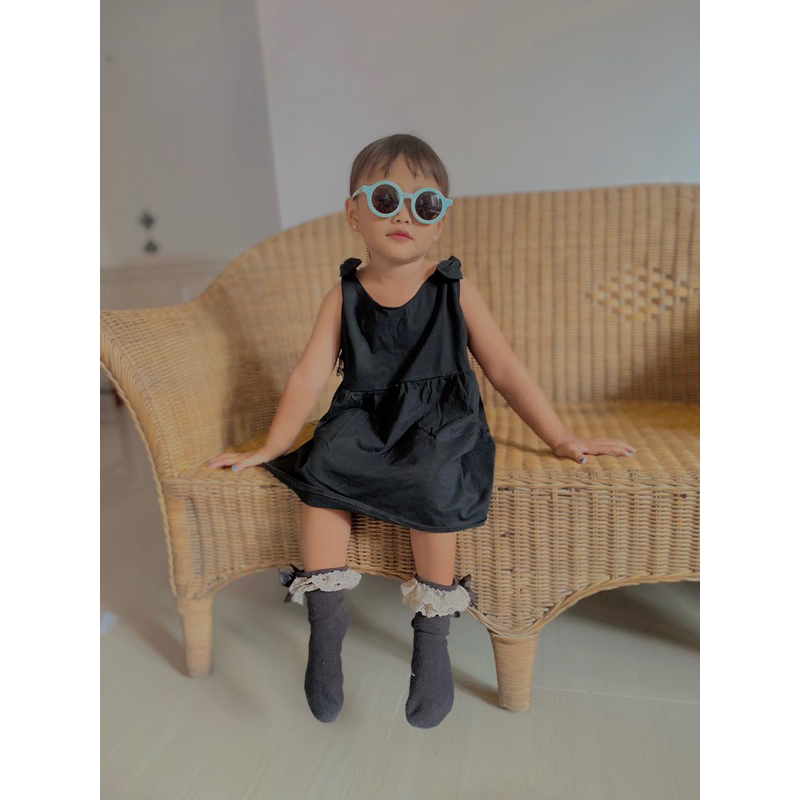 Hazel Dress Littlegobs / Dress Anak / Dress Bayi / Baju Anak / Baju Bayi / Dress Hitam Anak / Dress 
