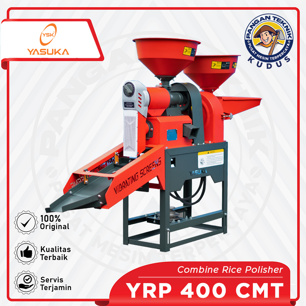 YRP 400 CMT YASUKA | RICE POLISHER - YRP 400 CMT | MESIN GILING PADI & PENEPUNG 2IN1