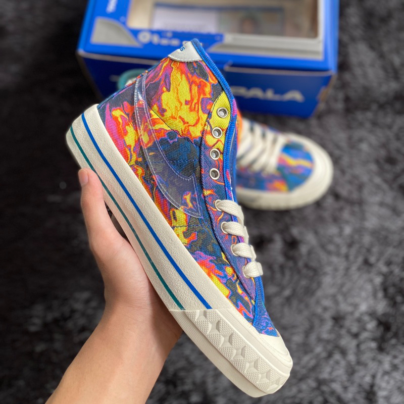SEPATU COMPASS X TAME IMPALA HI SPECTRUM 02 TIE-DYE