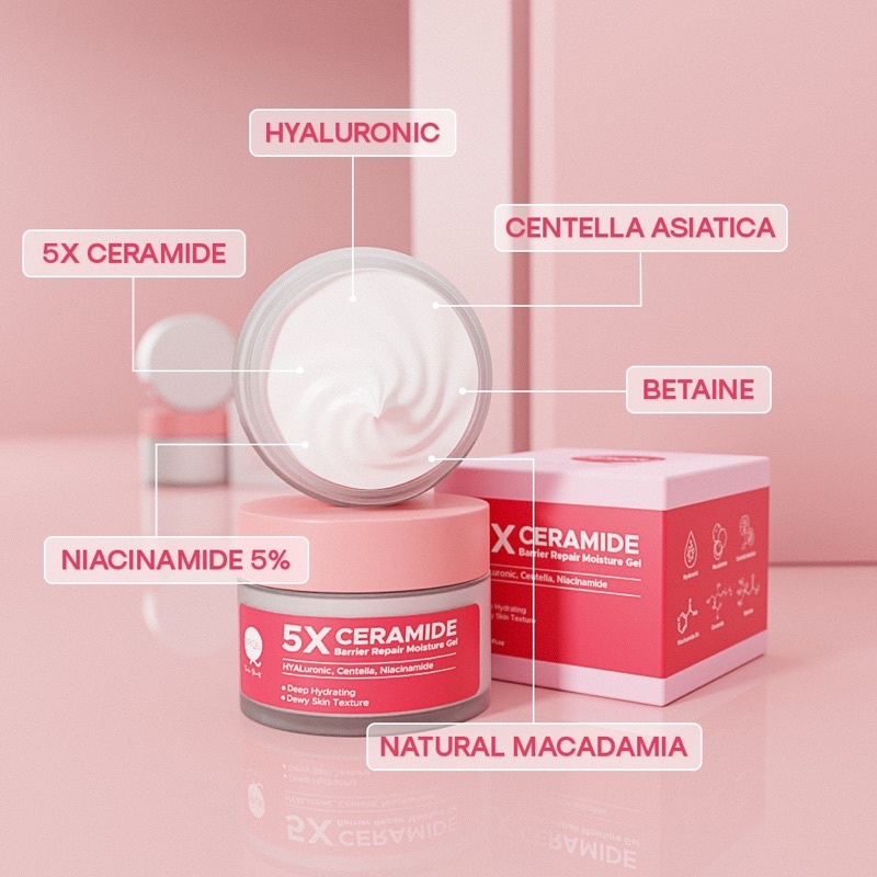 Pipiqiu 5X Ceramide Barrier Moisture Gel / Moisturizer Cream Pelembab Wajah 11 PROMO MITRA