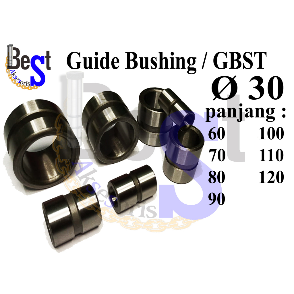 Guide Bushing / Bushing Polos / GBST / BB dia. In 30mm Out 42mm panjang 60 - 120