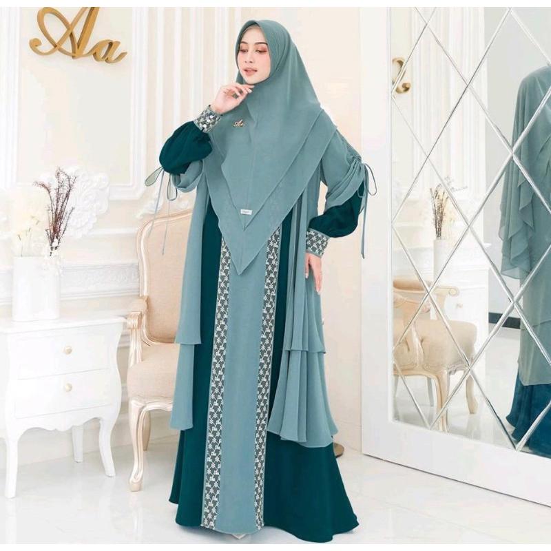 ADEN HIJAB - ACROPOLIS OF ATHENA DRESS GAMIS WANITA PAULISTA CERUTTY BABYDOLL
