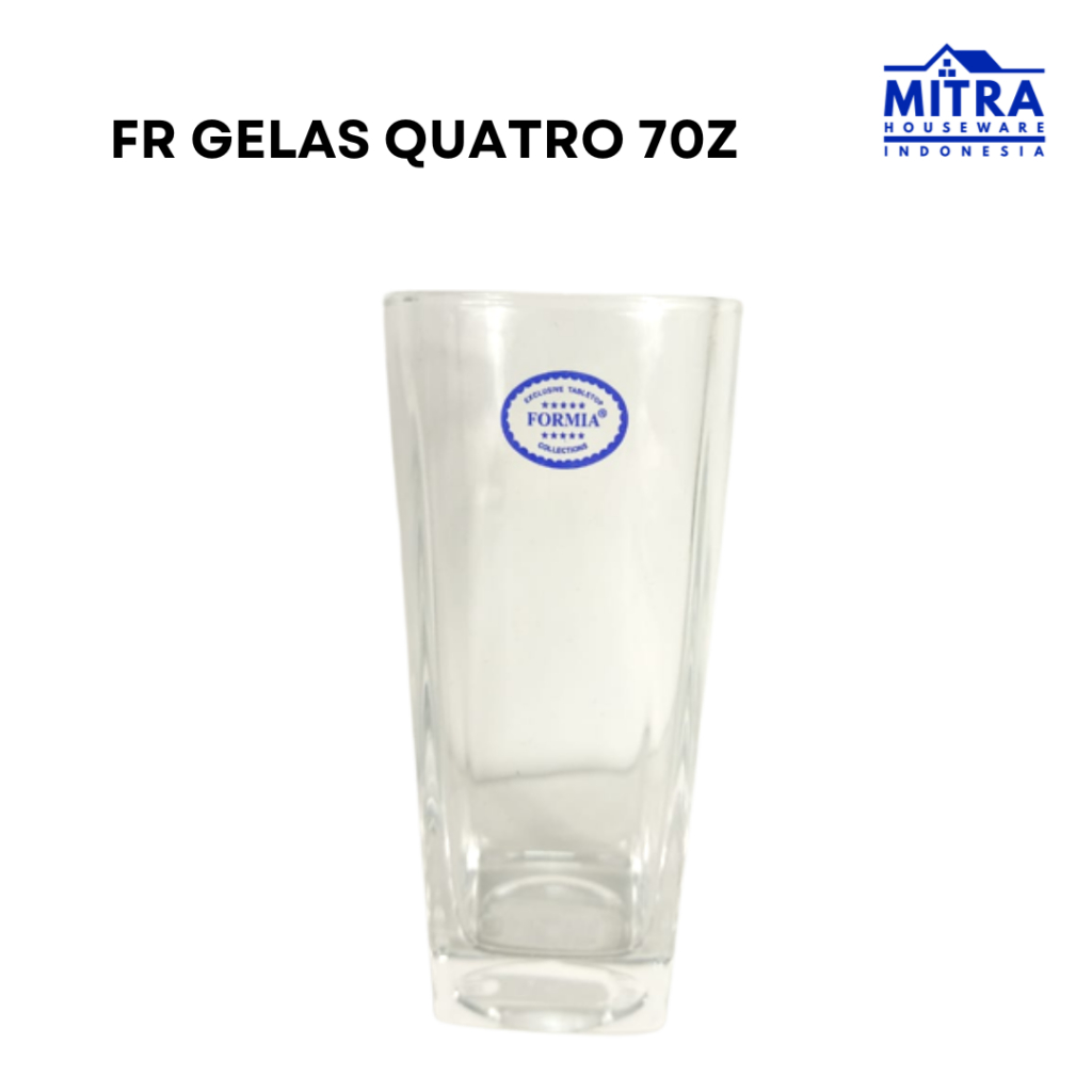 GELAS QUATRO/Formia Gelas Minum Quatro HB 10 oz - 6 pcs