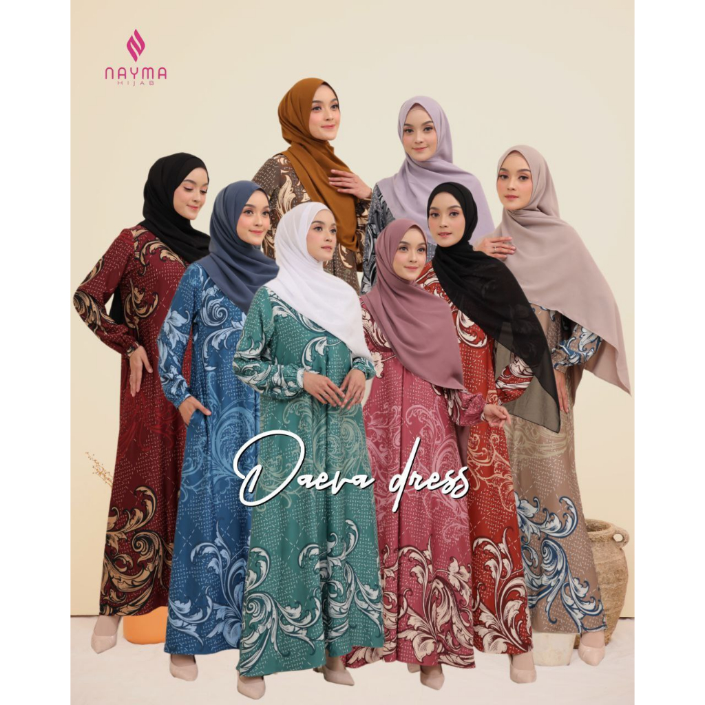 Daeva Gamis Silk Premium Murah Gamis Dewasa Harian Super Nyaman Gamis Wanita Muslimah Harian Kekinia