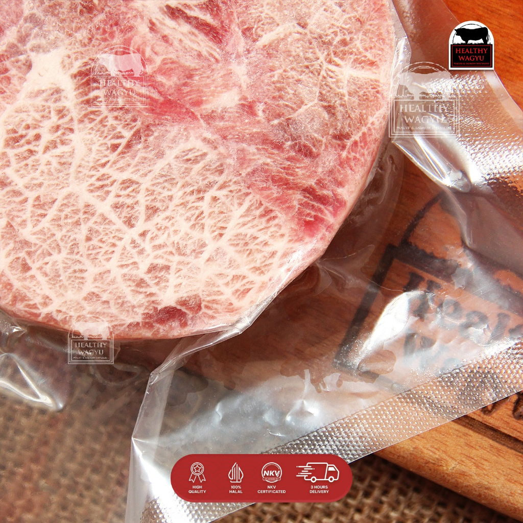 

BAH Tenderloin Wagyu Steak Beef Meltique Halal 200gr Healthy Wagyu