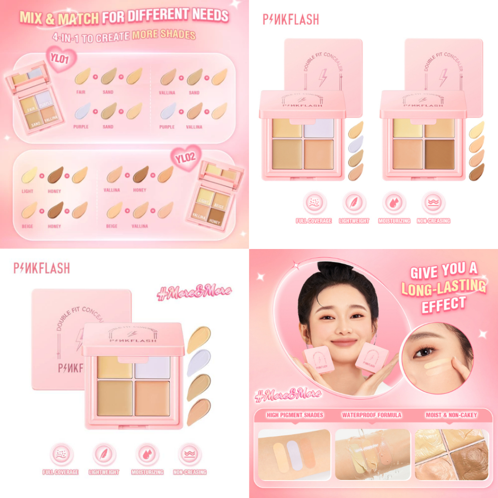 PINKFLASH DOUBLE FIT CONCEALER