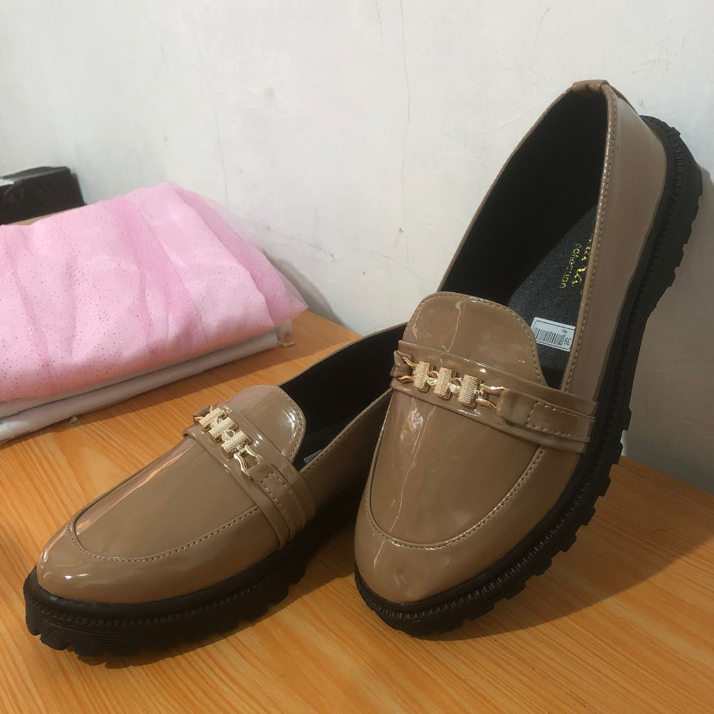 diata sepatu docmart fashion korea sepatu oxford wanita loafers