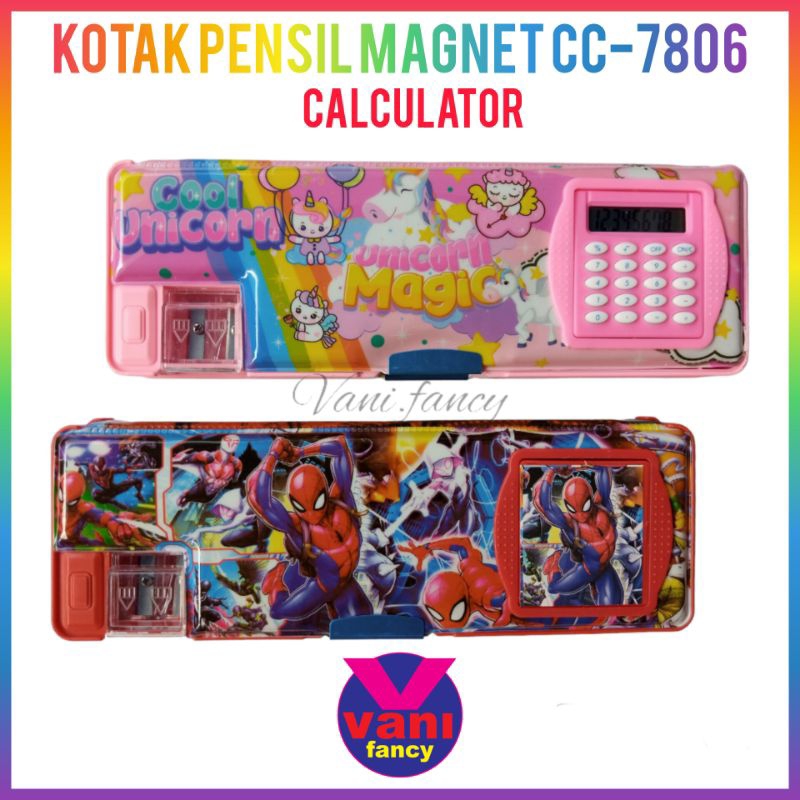 

KOTAK PENSIL MAGNET CALCULATOR BARU / TEMPAT PENSIL MAGNET KARAKTER (CC-7806 )