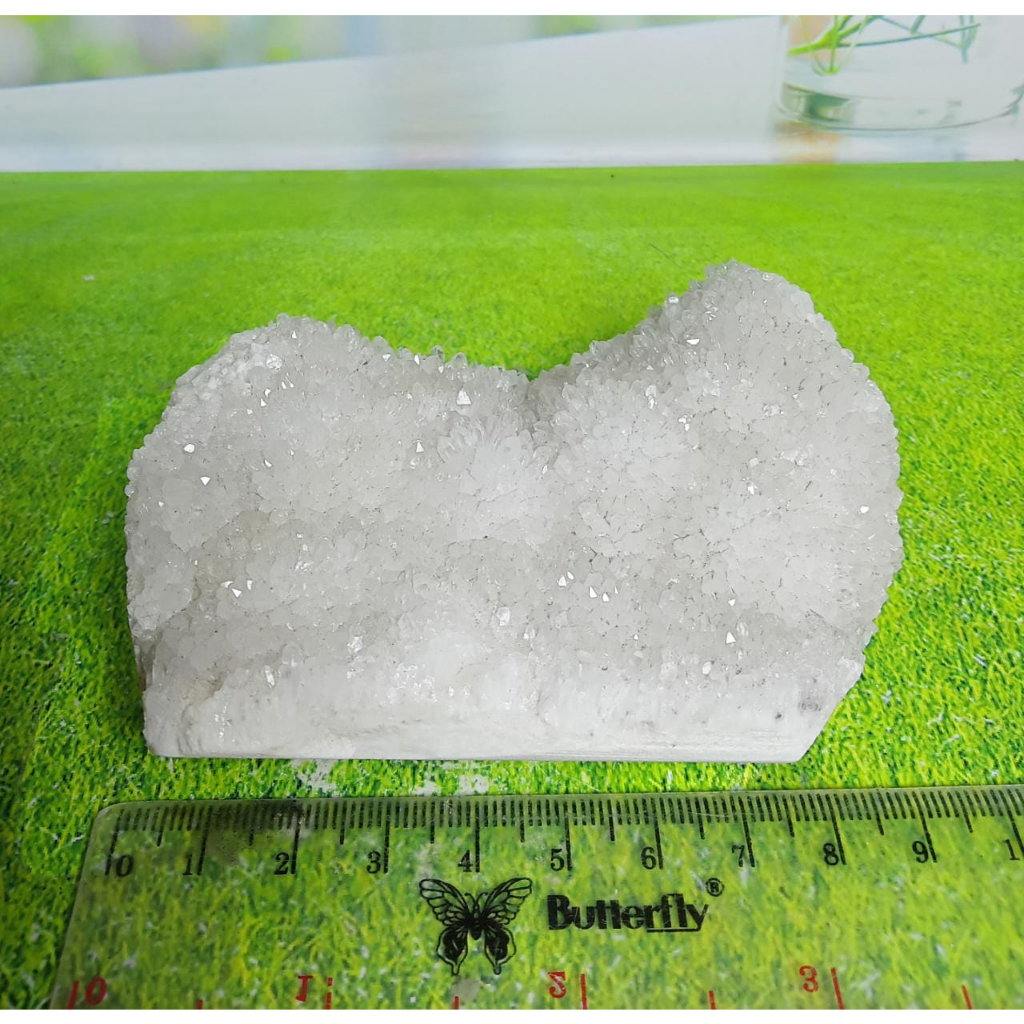 Natural Clear Quartz Druzy Cluster Sparkling blink blink Brazil  (4)