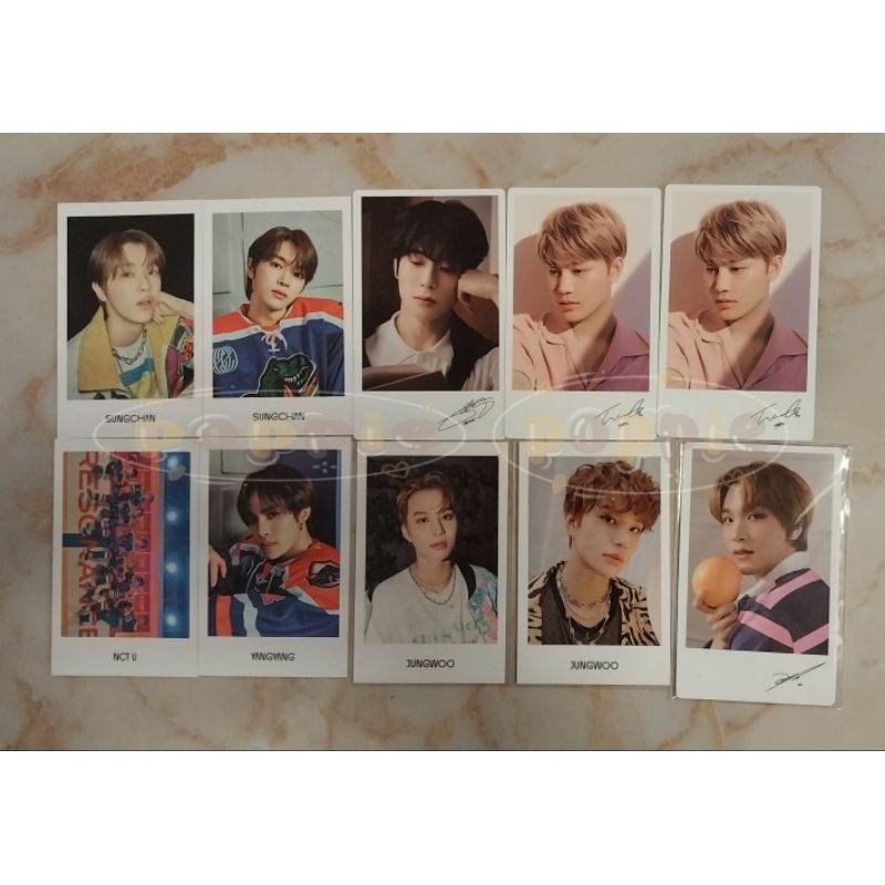 OFFICIAL POLAROID NCT JAEHYUN, SUNGCHAN, TAEIL, JUNGWOO, YANGYANG, HAECHAN, NCT 90'S LOVE UNIT