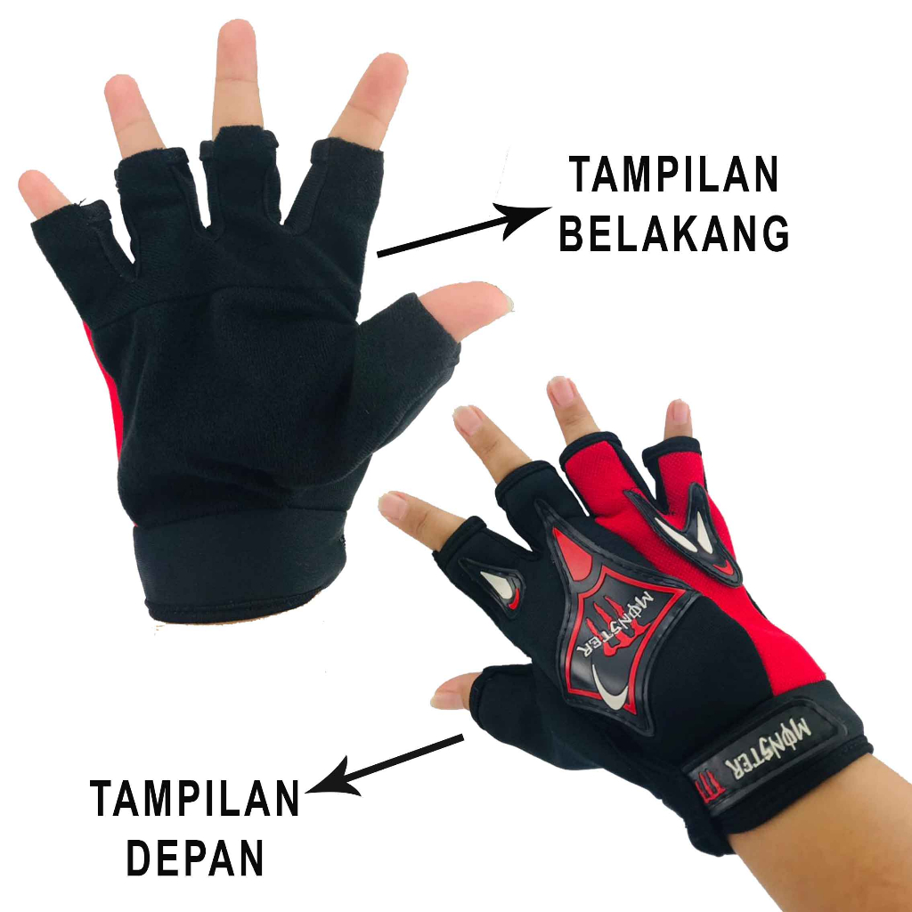 Sarung Tangan Motor / Sarung Tangan Multifungsi / Sarung Tangan Bahan