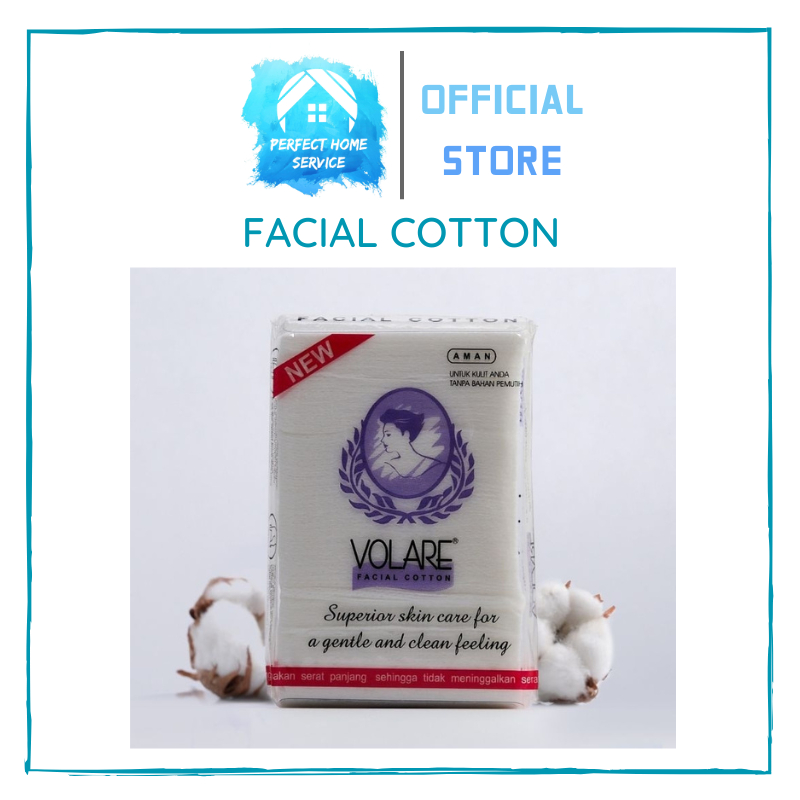 VOLARE FACIAL COTTON KAPAS TONER ISI 250 LEMBAR [PERFECTHOME]