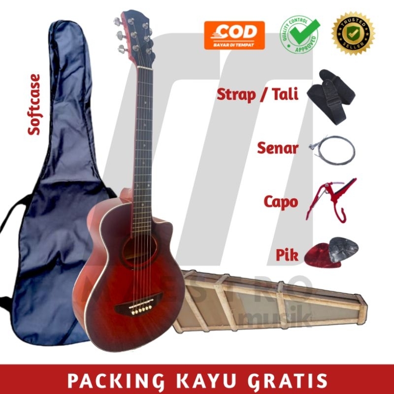 Gitar 3/4 Model APX / Gitar Tanggung / Gitar Kecil / Gitar Kecil Mudah Dibawa