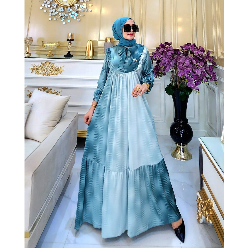 Mutiara Dress| Dress Premium Armany Gradasi by BF Label @bf_label dress murah