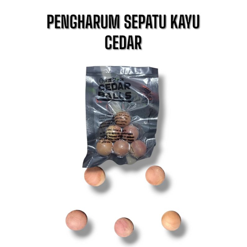 Pengharum Sepatu Pakaian Lemari Dan Tas Kayu Cedar Asli