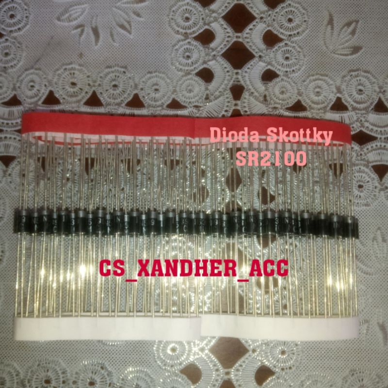 5Pcs Dioda Skottky SR2100 2A 1000V