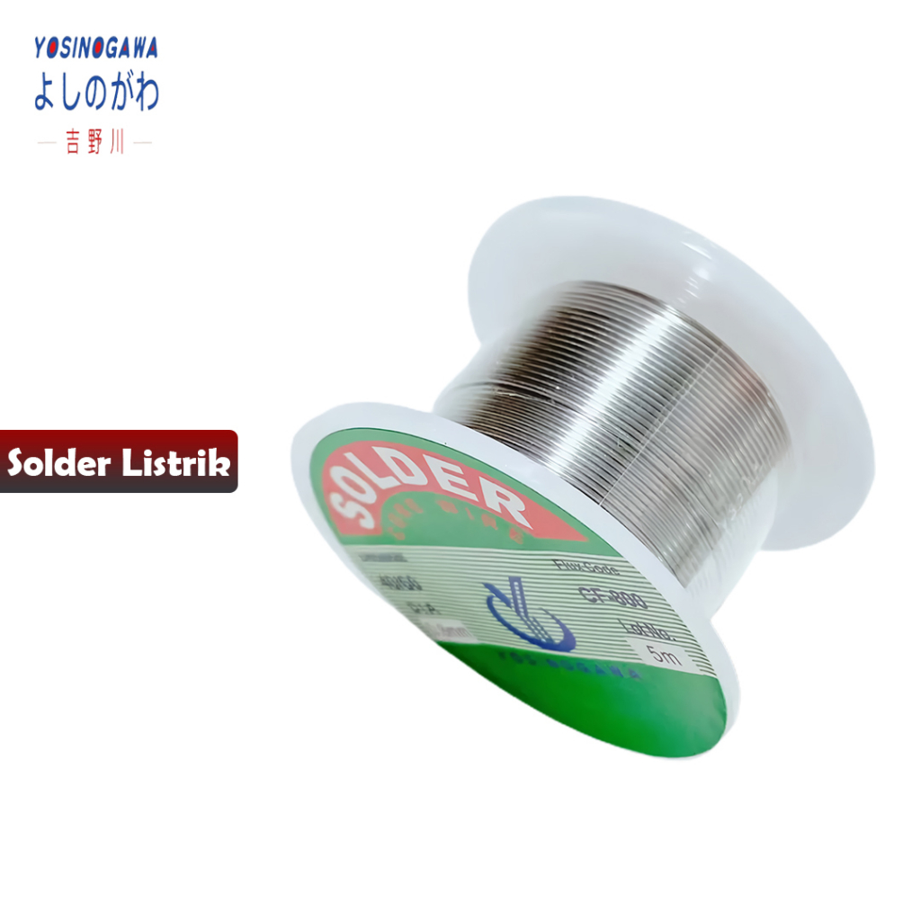 PAKET ALAT SOLDER LISTRIK/PENYEDOT TIMAH,HOLDER,SPON &amp; TIMAH KAWAT-YOSINOGAWA
