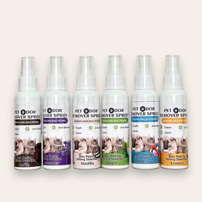 Penghilang Bau Pesing Kucing PET ODOR REMOVER SPRAY 100ml