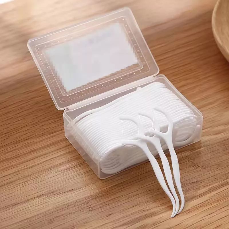 ♥️G.A.SHOP♥️ TUSUK GIGI PLASTIK / DENTAL FLOSS ISI 50PC