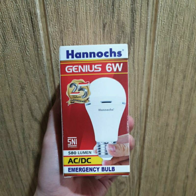 Hannochs Lampu Emergency Led Lamp Genius 6 Watt